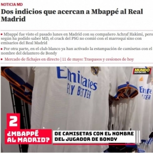 曝姆巴佩在马德里和皇马代表用餐 商讨加盟事宜