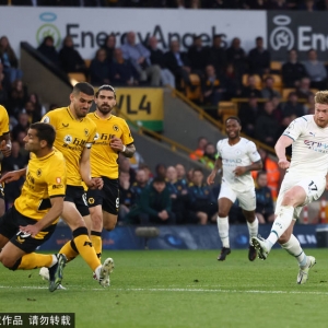 天神下凡！德布劳内狂轰4球+中柱 生涯首次大四喜