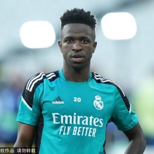 维尼修斯：盼利物浦全员出战 这会是场伟大的比赛