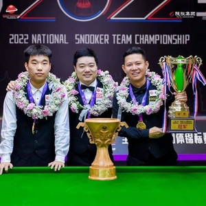丁俊晖亮相全国斯诺克团体赛 加盟陕西成功登顶