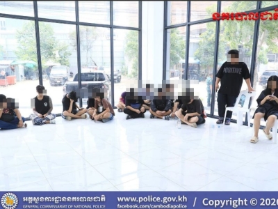 柬埔寨波贝持续严查网络诈骗,两处场所被查14名泰国人调查