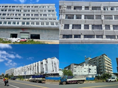 中国人陆续离开后，蛇岛附近不少大楼变“空城”