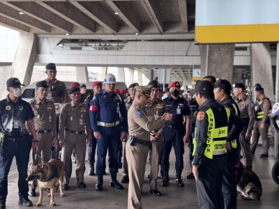 K9警犬出动！泰国旅游警察联合多部门开展机场安全检查