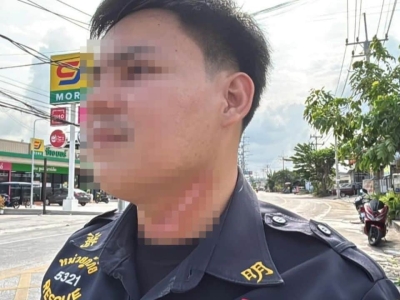 差点当场没命！芭堤雅一根电线把人勒翻