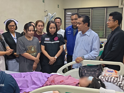 泰南少年精神失常袭击邻居母女！母女重伤缝针救治