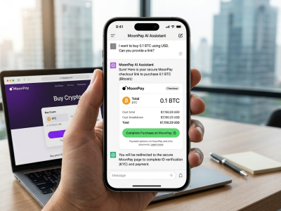 MoonPay接入ChatGPT Apps，加密购买入口上线