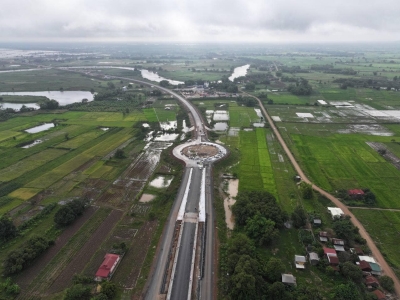中国支持建设的柬埔寨桔井大桥竣工在即！4月1日正式通车