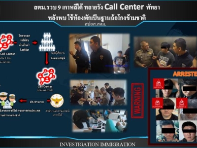 中泰韩联手在芭堤雅端掉韩国电诈窝点，抓获9名嫌疑人