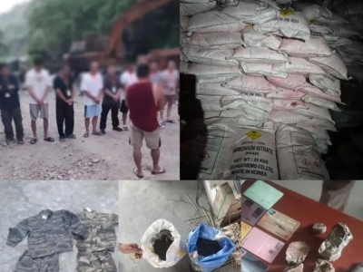 菲军警突击行动：20名中国籍非法采矿人员在达沃落网