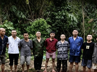 缅甸5月15日通报：萨尔温江附近再抓10名中国涉诈人