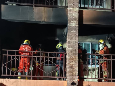 手机充电引火，泰国拉攀市宿舍烧毁