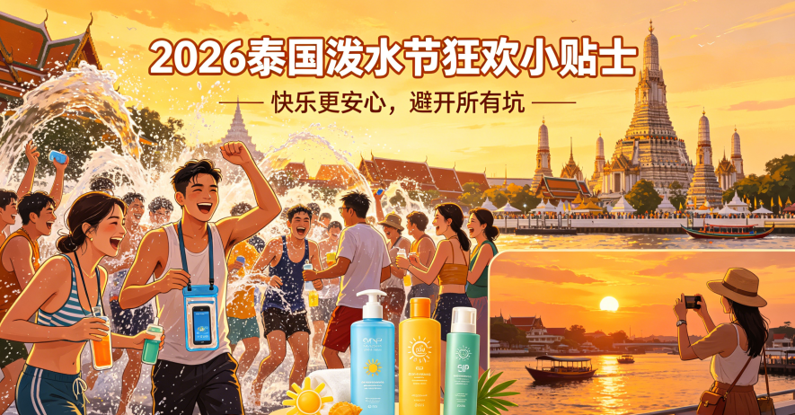 2026 泰国泼水节超全攻略｜从曼谷到清迈，