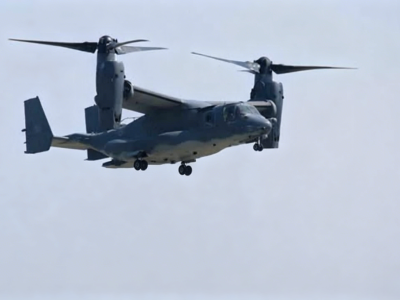 甲米机场惊现美军C-130、MV-22美军机，居民炸锅