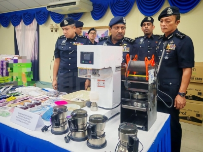 毒品装进饮料瓶贩卖！马六甲警方揭露地下黑暗