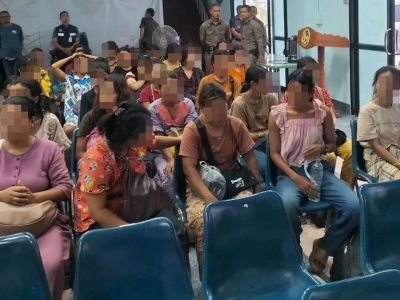 80多缅甸人躲树林，泰国警方查出偷渡大队