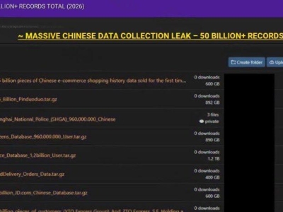 500亿条！暗网惊现中国人信息合集，连警方数据库都在列