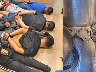 柬埔寨的警察疯狂的抓人