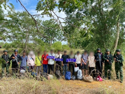偷渡被捕！11人在泰柬边境落网，含中国籍人员