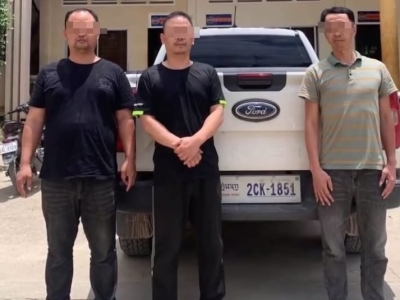 柬埔寨警方行动！3名中国男子涉嫌翻墙盗窃被抓