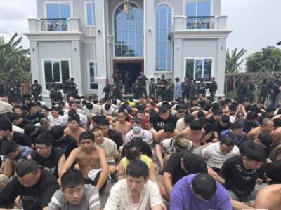 柬埔寨波比市清剿电诈窝点，抓获210名大陆人及29名台湾人