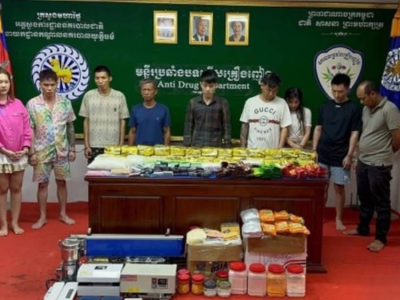 西港毒品大案：中国、越南及柬埔寨籍9人涉毒被判刑