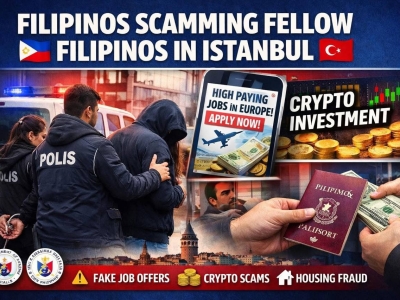 同乡竟成目标！菲律宾人在土耳其诈骗同胞被抓，金额曝光