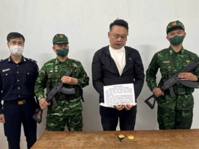 中国男子偷运黄金被越南边防逮捕，仅获利800元！