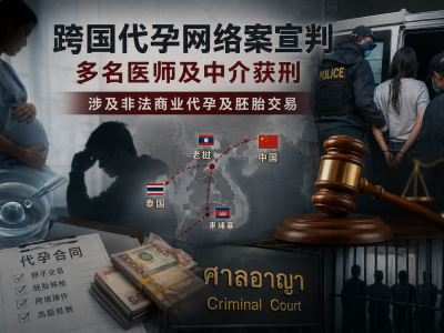 泰国法院宣判跨国代孕案！中国籍“赵然集团”多人获刑