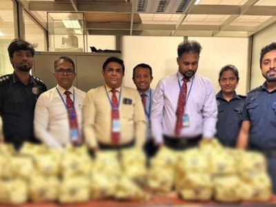 中国男子走私“五层龙”被斯里兰卡海关当场查获