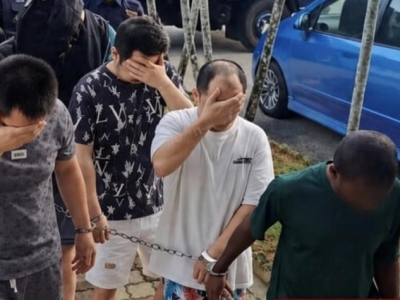 5名中国人涉虚假加密货币诈骗在马落网，每人罚四千