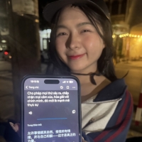 今天去越南的路上，遇到一个越南妹妹。