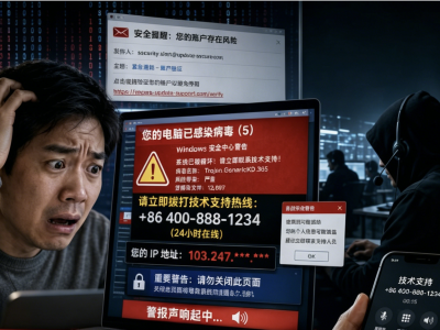 安全专家紧急提醒：千万别拨网页弹窗里的技术支持电话