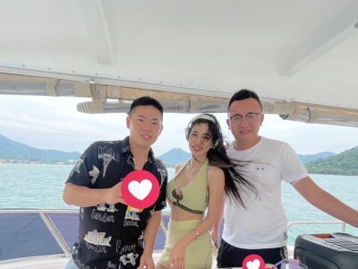 泰国游艇局，和兄弟认识了超会打碟的泰国妹子