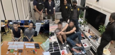 泰国警方捣毁“毒派对”豪宅现场， 两名中国男子被捕