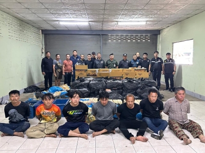 清迈警方破获毒品大案 1400万粒冰毒与7名嫌疑人落网