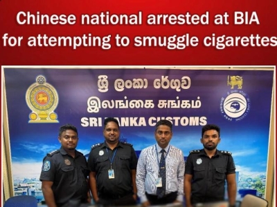 走绿色通道翻车！中国男子携带3.7万支香烟被抓