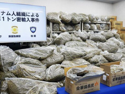 泰国大麻涌入日本！查获量在创新高