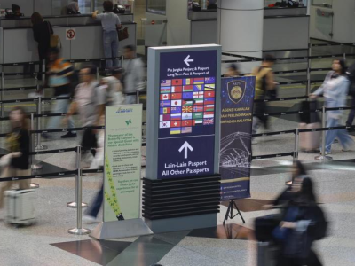 马来西亚吉隆坡国际机场启用QR码，旅客可刷码通关