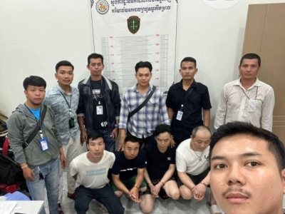 专挑Wing兑换点下手！四名华人在金边把盗窃当“上班”