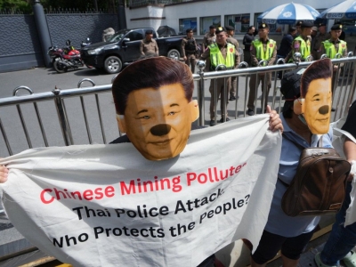泰国民间团体赴中国大使馆请愿，呼吁关注湄公河流域污染