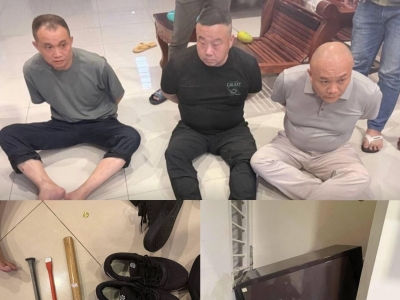 3名中国男子在金边入室盗窃，遭柬警精准抓获