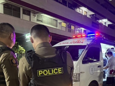 曼谷警局宿舍传枪响, 一警官头部中枪送医抢救