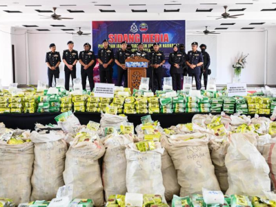 马来西亚侦破今年第二大毒品案，冰毒超三吨！