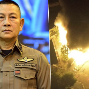 泰南11座油站遭连环爆炸纵火，警方全面追捕