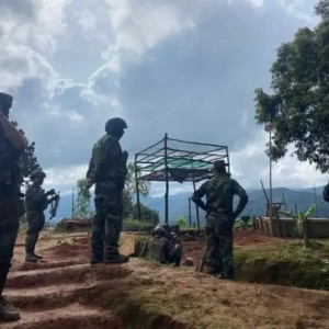 激战三日,缅军重火力猛攻抹谷孟密交界山脊