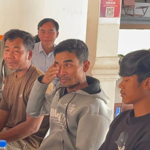 柬埔寨抗议泰海军扣押渔船事件