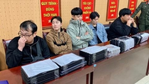 中韩跨国诈骗团伙在越南河内落网