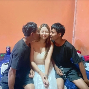 TikTok视频爆红,泰国女子与双胞胎男友同居