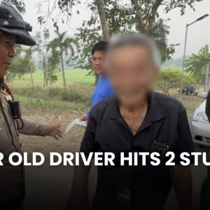 暖武里清晨事故：92岁司机转弯撞到学生