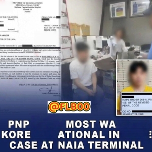 PNP重拳出击,韩国籍强奸通缉犯落网机场